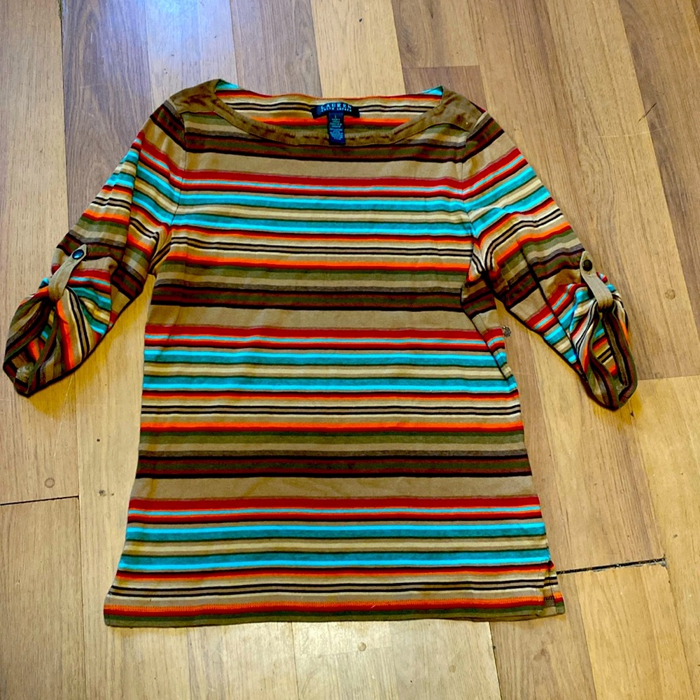 Ralph Lauren Women's Striped Top - Multicolor